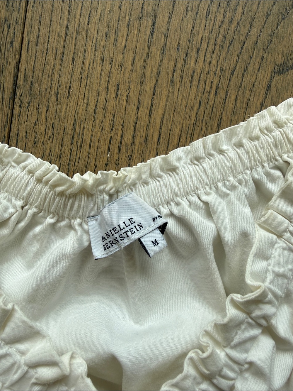 Danielle Bernstein Cotton Smocked Midi Dress - Picture 10 of 10
